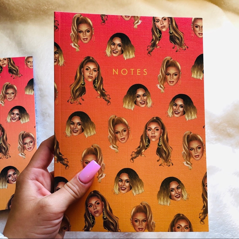 RARE BEYONCÉ SET OF 2 LINED NOTEBOOKS